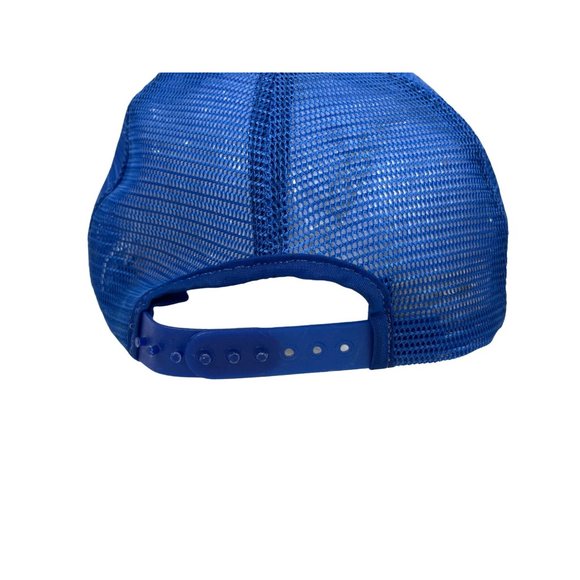 Vintage 1980 Olympics Blue Adjustable Mesh Baseball Hat/Cap large C63 - Picture 4 of 9